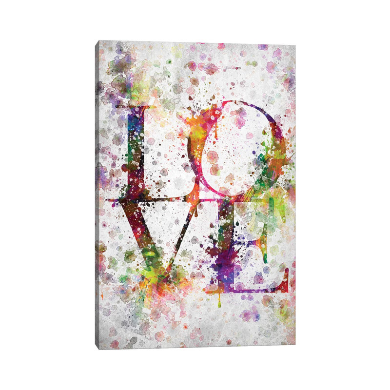Love by Aged Pixel - Wrapped Canvas Print, 66.04 cm H x 45.72 cm W