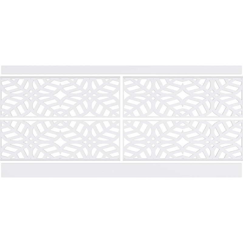 Ensemble de lambris en PVC Garland, H 40 po x l 94,5 po x P 0,625 po