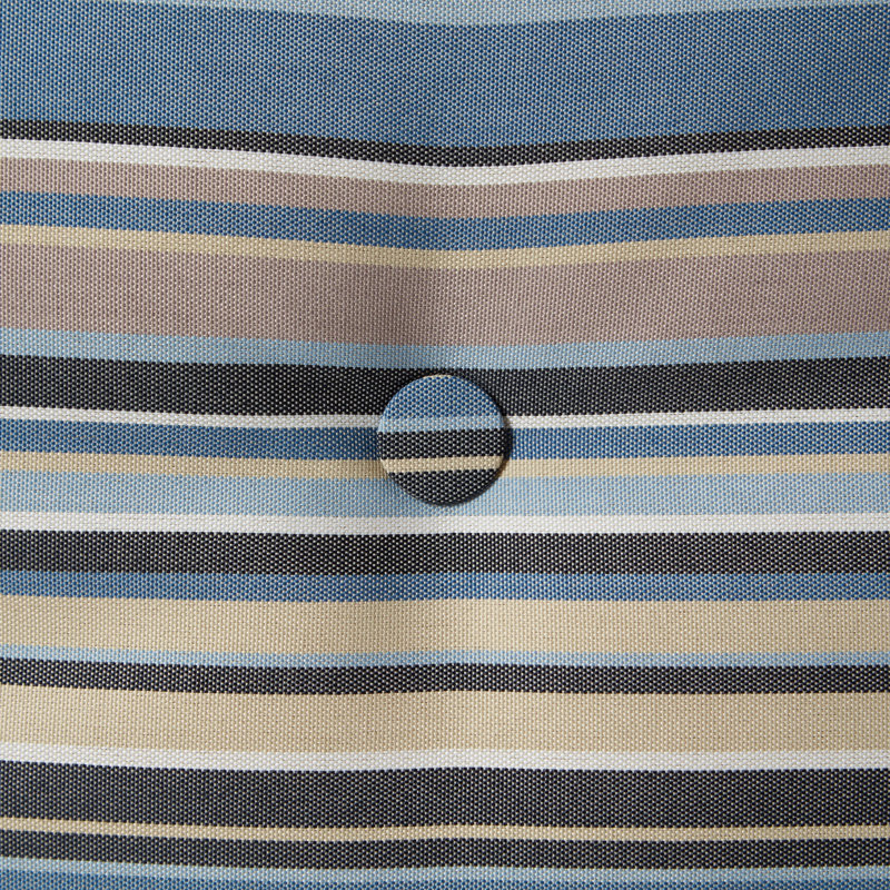 Shipton Outdoor Chaise Lounge Pad, Beach Stripe
