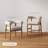 Barrel Back Bar Stool with Solid Wood Legs and Curved Back-126553896