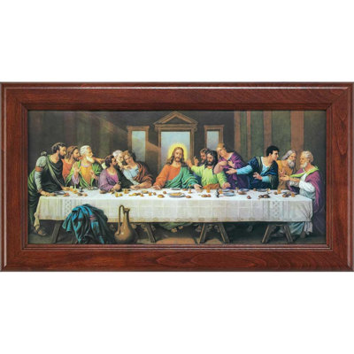Peinture sur bois encadrée