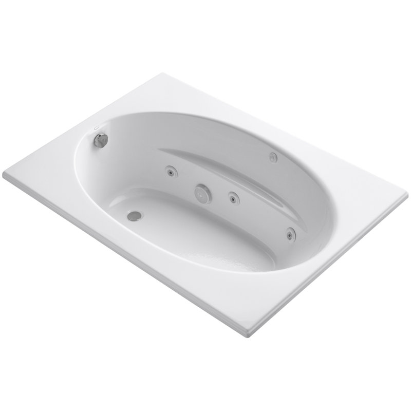 Baignoire tourbillon 60 po x 42 po Windward, Blanc