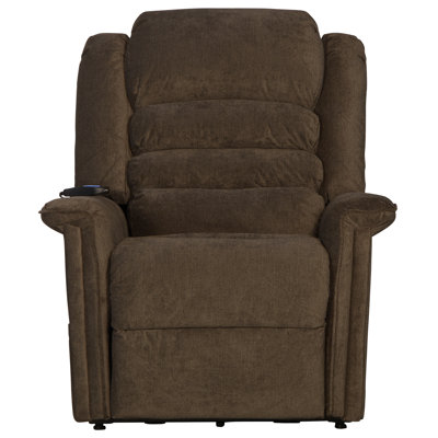 Soother Power Lift Assist Upholstered Recliner by Latitude Run