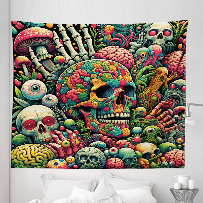 Tapisserie en microfibre, H 104 po x l 88 po