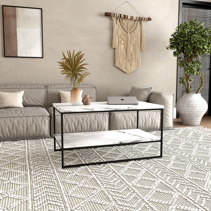 Burkhalter Coffee Table, Dark Gray