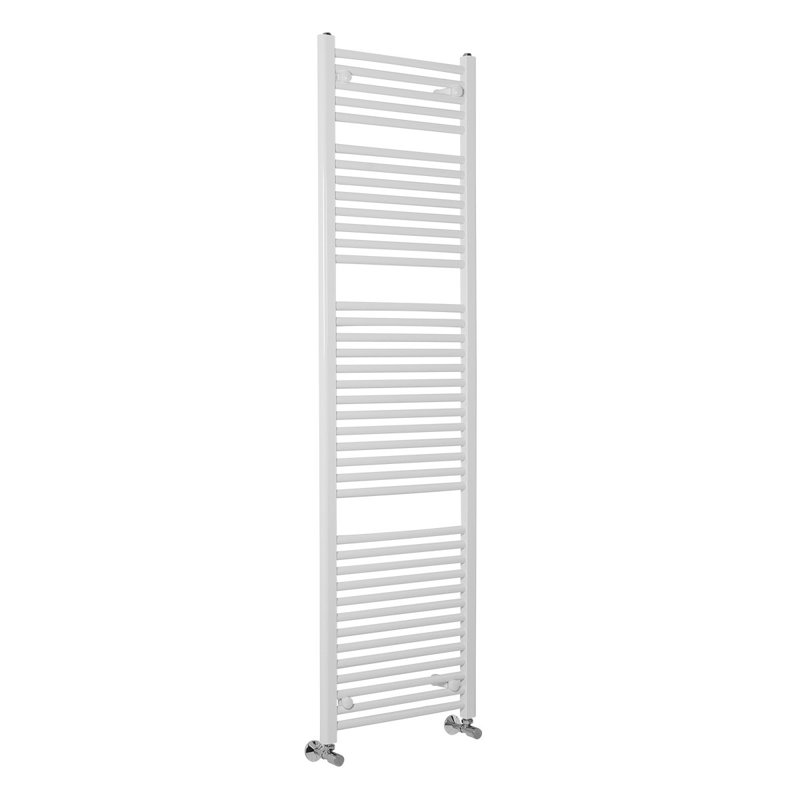Pifer Straight Towel Rail Heated Towel Rails, 180cm H x 50cm W x 3cm D, White