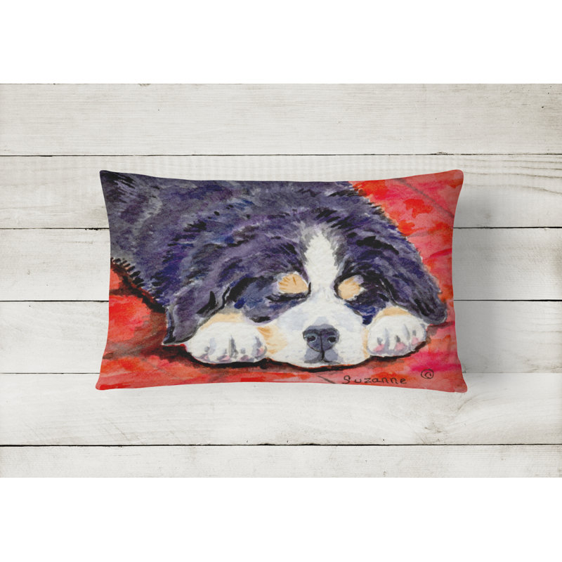 Coussin intérieur/extérieur rectangulaire pour chien