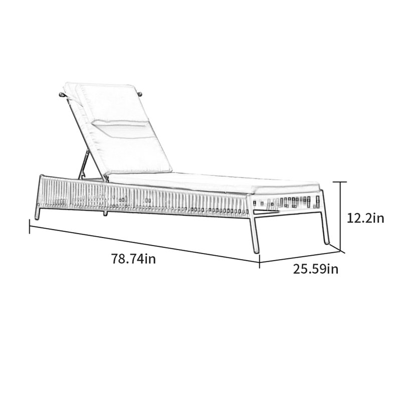 Fauteuil inclinable pour l'extérieur, 1