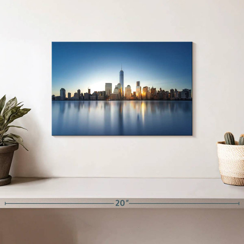 Nicci NYC Skyline Buildings, H 8 po x l 12 po
