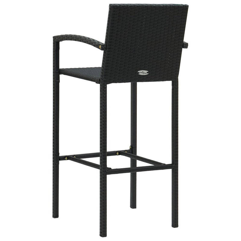 Counter Stool, Black, 2