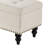 Cayser 59" Linen Blend Upholstered Flip Top Storage Bench Tufted Bench for Entryway and Bedroom-1467346338