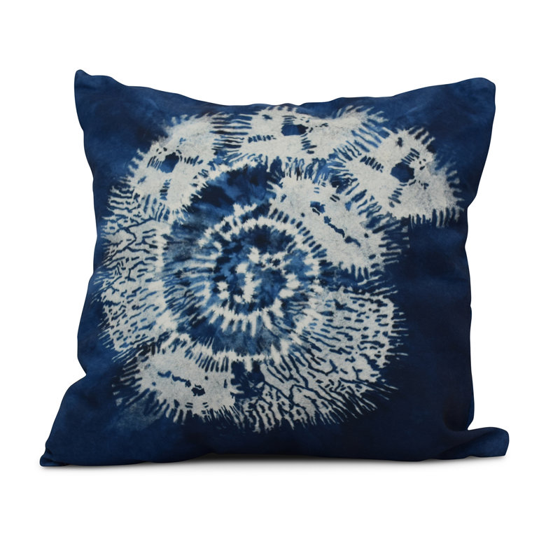 Housse de coussin carrée extérieure/insert, Bleu, H 20 po x l 20 po