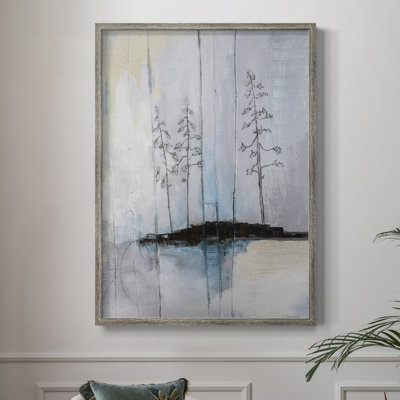 In the Company of Three Framed Print - Solid Wood