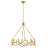Leona Eight-Light Hand-Leafed Round Chandelier