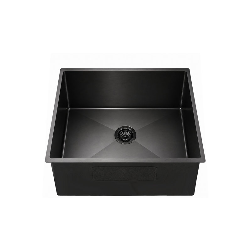 24" Utility Laundry Sink Matt Black