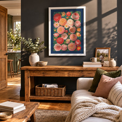 Floral Abundance Botanical - Framed Print