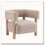 Fauteuil d'appoint rembourré Boucle-120243534