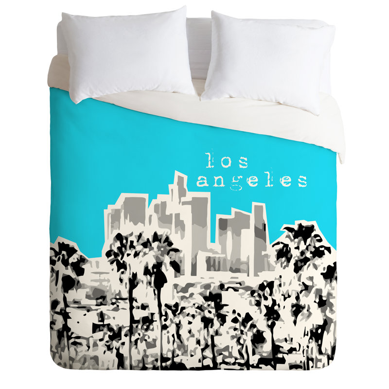 Ensemble de housse de couette los angeles, Housse de couette pour très grand lit et 2 très , Aigue-marine