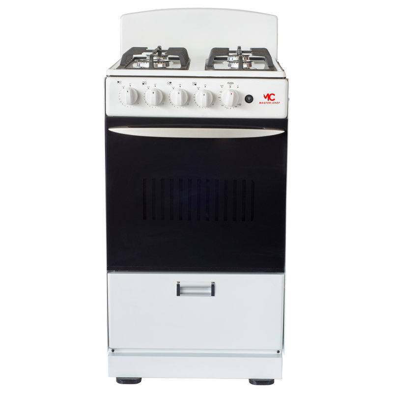 20" Freestanding Range With 2,4 Cft Oven Capacity - 4 Italian Sabaf Sealed Burners – R, White