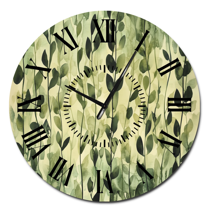 Horloge murale Botanical, Surdimensionné