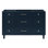Base de meuble-lavabo simple en bois massif 54 po ARIEL Monreau bleu minuit seulement