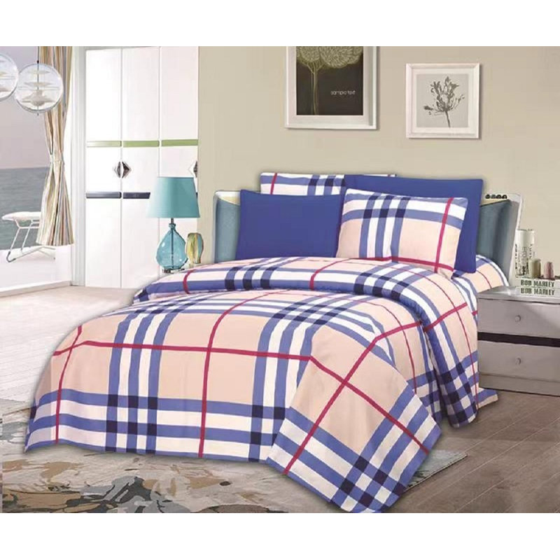 Microfiber Plaid Sheet Set, Full