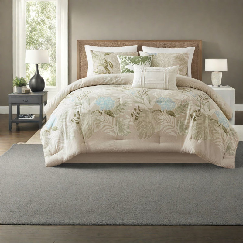 Ensembles de literie de confort et de style, 100% coton, design côtier pour une maison luxueuse