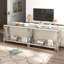 Oneka 47.2” Mirrored-top Dual-Lay Console Table with Openning Shelves