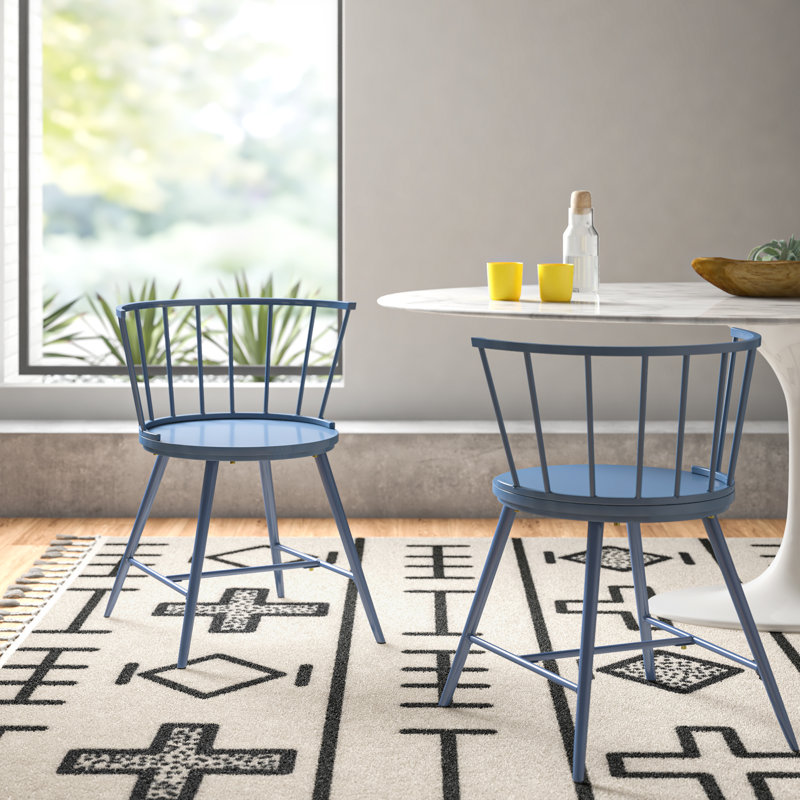 Johanna 17'' H Side Chair, Bluesteel