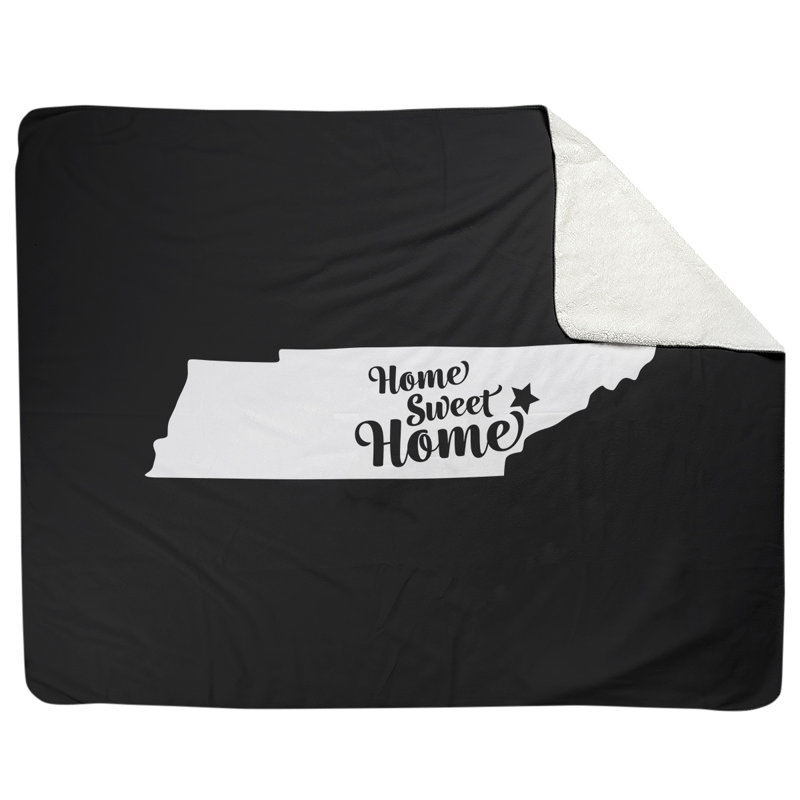 Jeté en polaires pour knoxville home, l 52,5 po x L 62,5 po, Noir