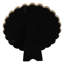 Cadre photo décoratif avec motif perlé - Cadre photo élégant pour décor de hall d'entrée mural - 7 po, doré-255135915
