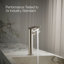 Single-Handle Bathroom Faucet with Drain Assembly-9764336