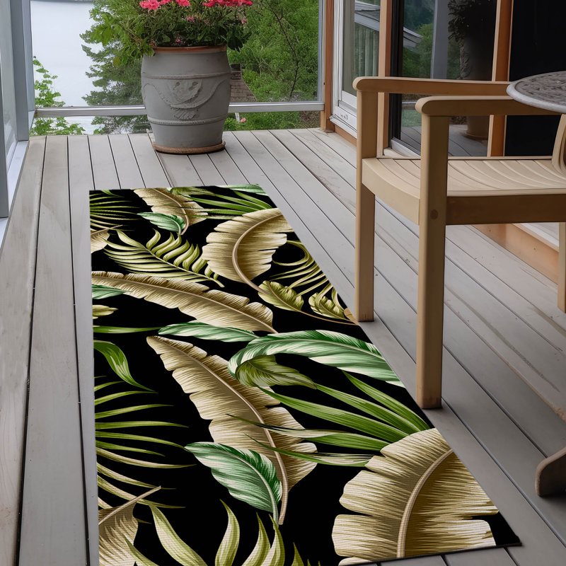 Tapis intérieur / extérieur Braggs, Tapis de couloir 2 pi 3 po x 7 pi 6 po
