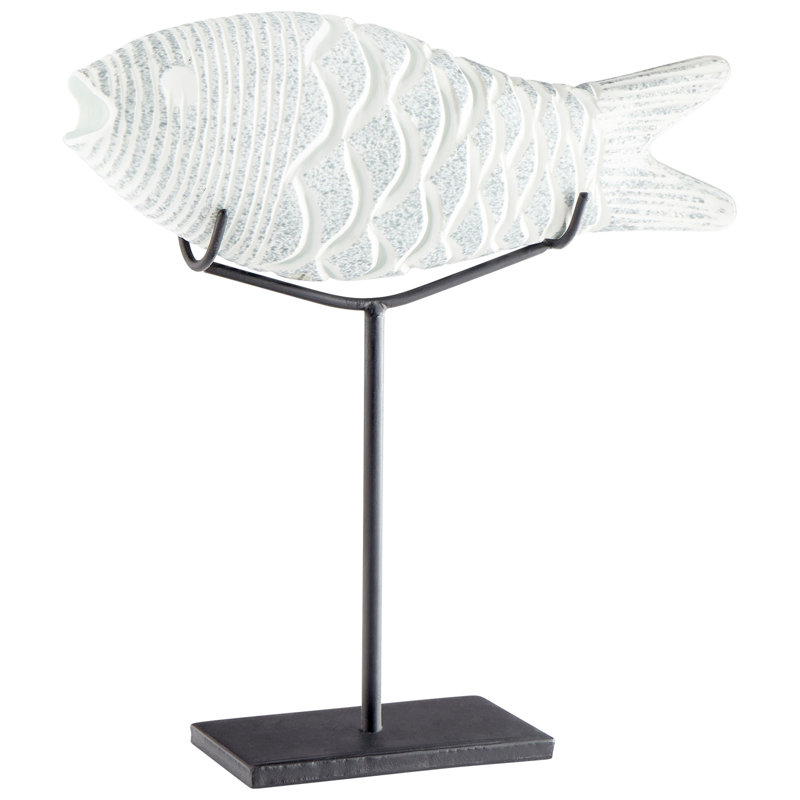 Grouper Animals Figurines & Sculptures, 14" H x 13.25" W x 3.5" D