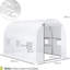 Couvercle de serre robuste en plastique avec ventilation et accessibilité L 118 po x l 78,13 po