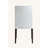 Side Chair (Set-2), White & Brown Finish