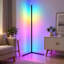 Tooborac 140cm RGB LED Corner Floor Lamp with Remote Control