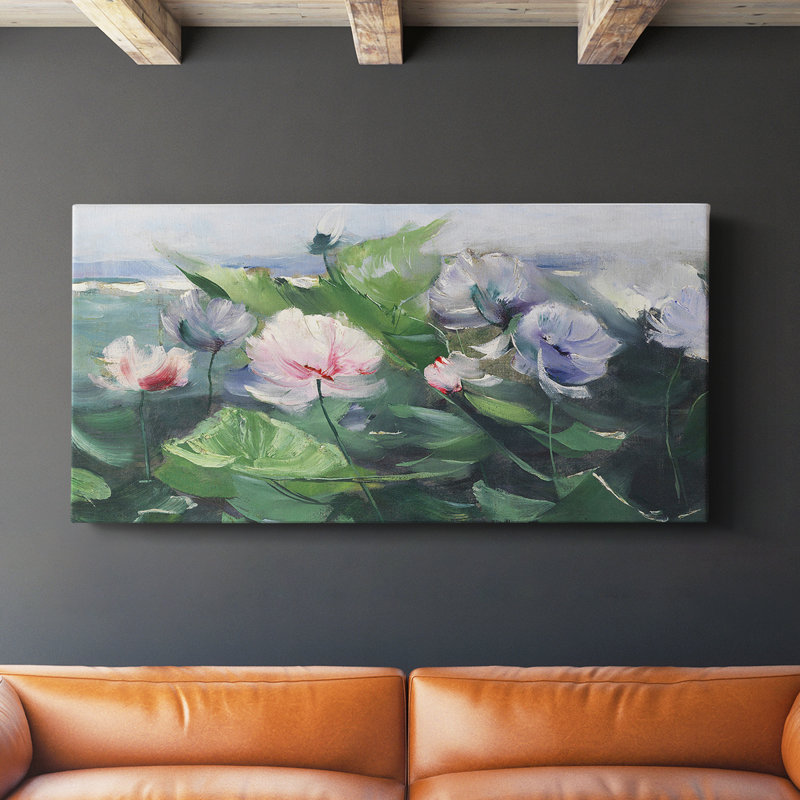 Botanical Series-CDLXVII- Toile tendue avec châssis - Prêt à accrocher, H 24 po x l 48 po