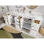 Meuble-lavabo double 84 po avec plateau Bronya