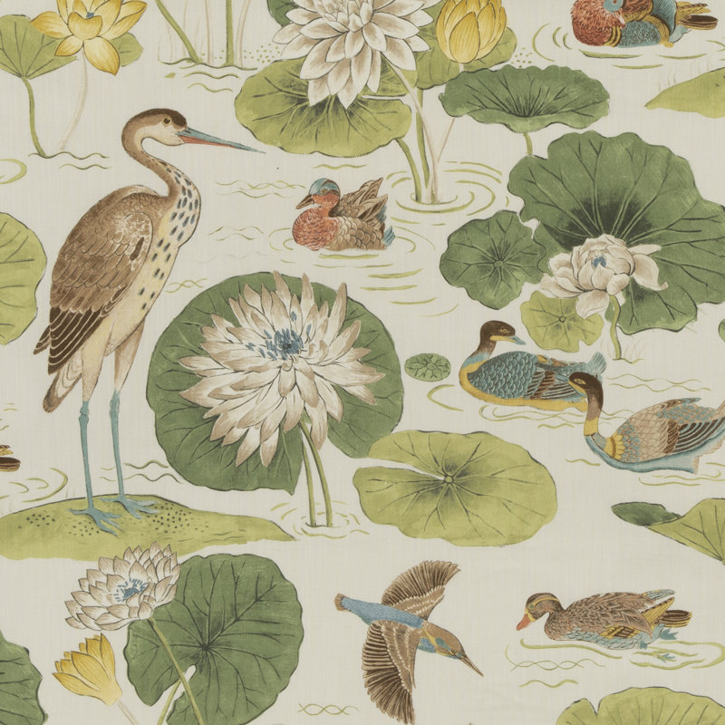 Bridport Ellingham Cotton Blend Performance Fabric, Green