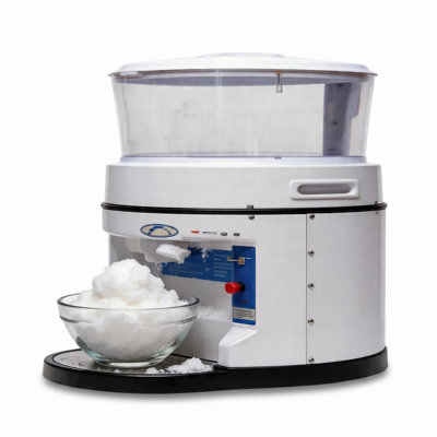 Machine commerciale de broyage de glace, puissance 1102 LBS / HR, moteur 650 W, trémie 17,6 LB, texture réglable, acier inoxydable