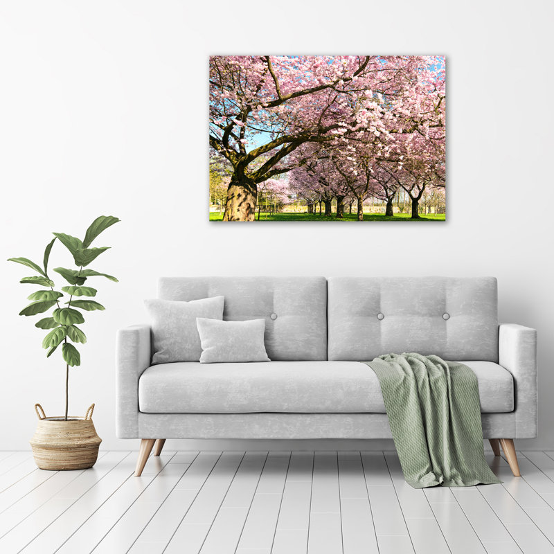 Cherry Trees - Wrapped Canvas Print