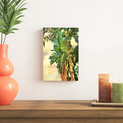 «Bird of Paradise Palm II» par Melinda Bradshaw, reproduction d'art sur toile