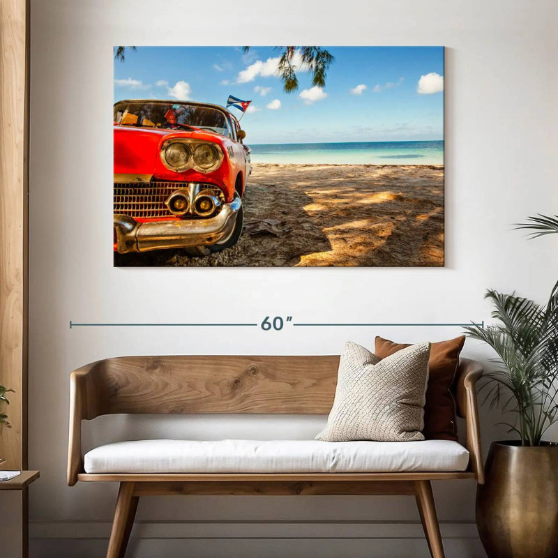 Voiture rétro Gillard Beachside, H 32 po x l 48 po