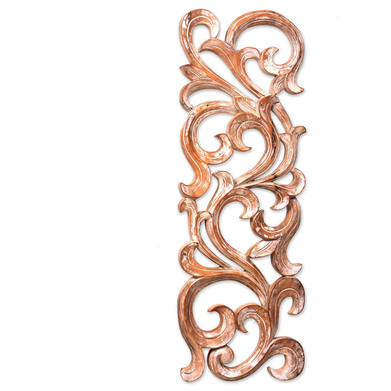 Handmade Traditional Abstract Wall Decor on Solid Wood