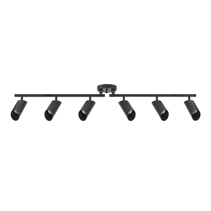 46'' 6 -Light Fixed Track Track Kit with Dimmable and Adjustable Head