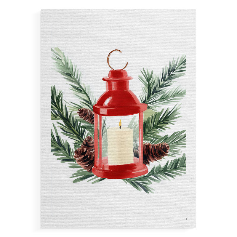 Art des Fêtes de Noël - Impression sur toile seulement - non encadrée, H 18 po x l 12 po