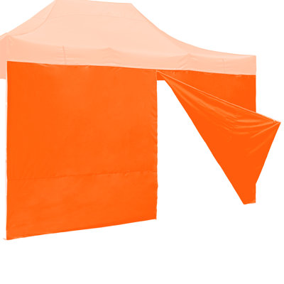 InstaHibit 1 paquet de parois latérales pour auvent 10Z15 EZ Pop Up Tente UV50 + fermeture éclair piscine orange