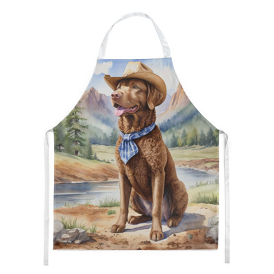 Tablier de bienvenue Chesapeake Bay Retriever Cowboy