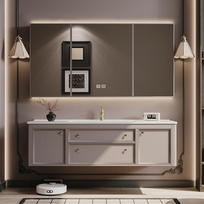 American retro style bathroom cabinet.